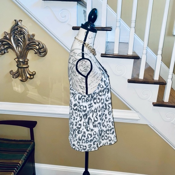 PINK ROSE Leopard and Black Lace Trim Cami Tank Top, NWOT - Picture 5 of 6